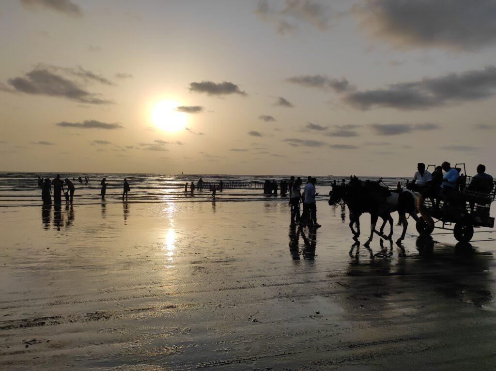 Gorai Beach Sunset